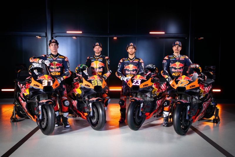 Red Bull KTM MotoGP 2025 – Brad Binder, Pedro Acosta, Enea Bastianini, Maverick Viñales