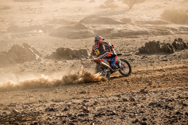 Luciano Benavides races during stage 1 of Rally Dakar 2025 in Bisha, Saudi Arabia on January 04, 2025. // Flavien Duhamel / Red Bull Content Pool // SI202501040099 // Usage for editorial use only //