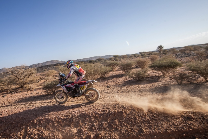 Mohammed Balooshi (SAU) for Fantic Racing Rally Team races during stage 3 of the Rally Dakar 2025 from Bisha to Al Henakiyah, Saudi Arabia on January 07, 2025. // Flavien Duhamel / Red Bull Content Pool // SI202501071120 // Usage for editorial use only //