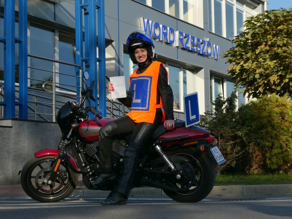 Harley-Davidson na egzaminie