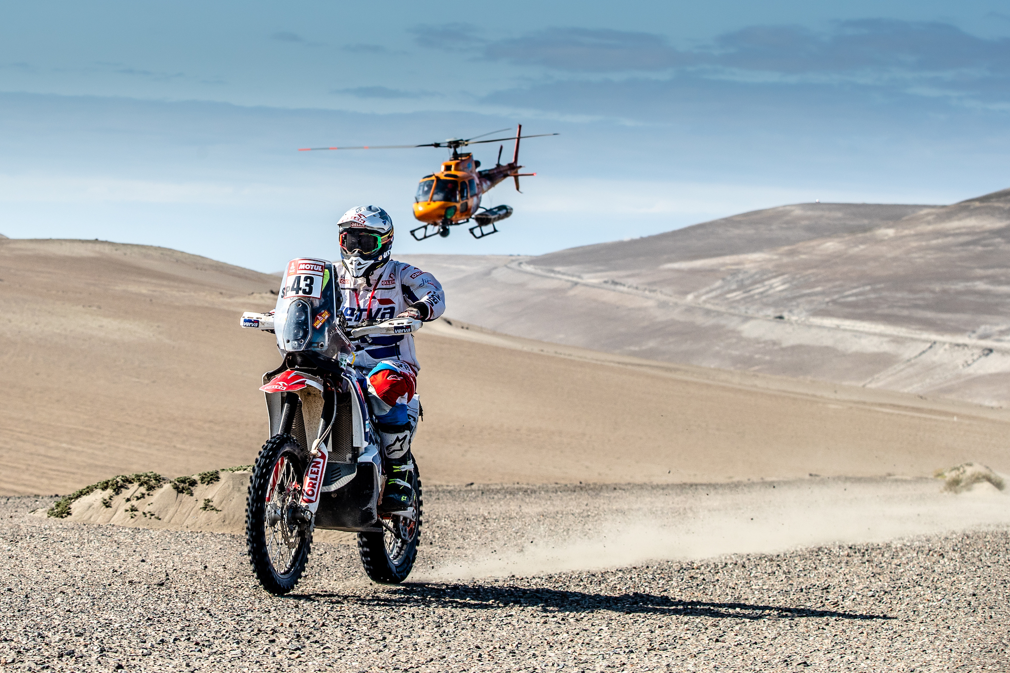 Maciek giemza odpada z Dakar Rally 2019