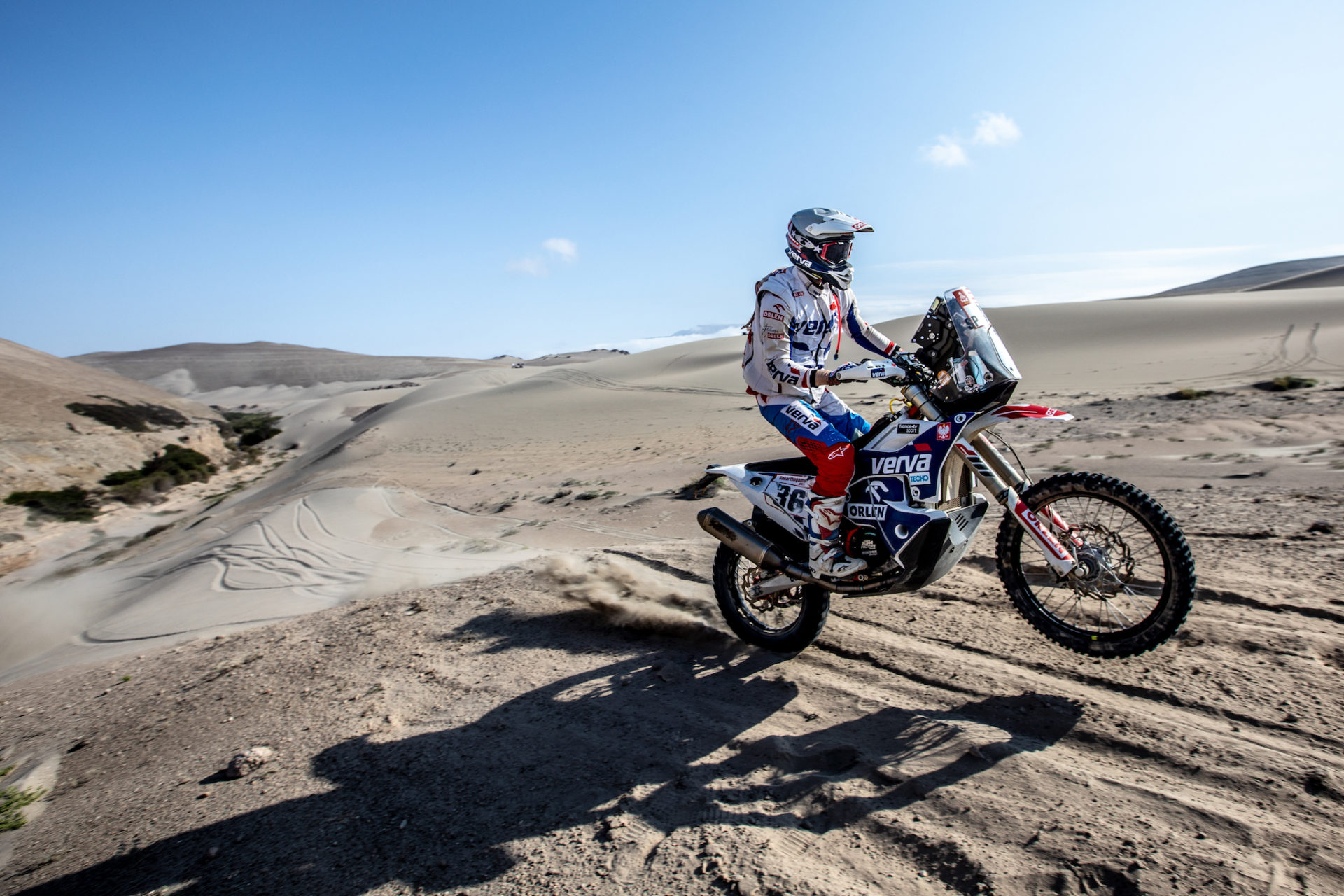 Maciek giemza odpada z Dakar Rally 2019