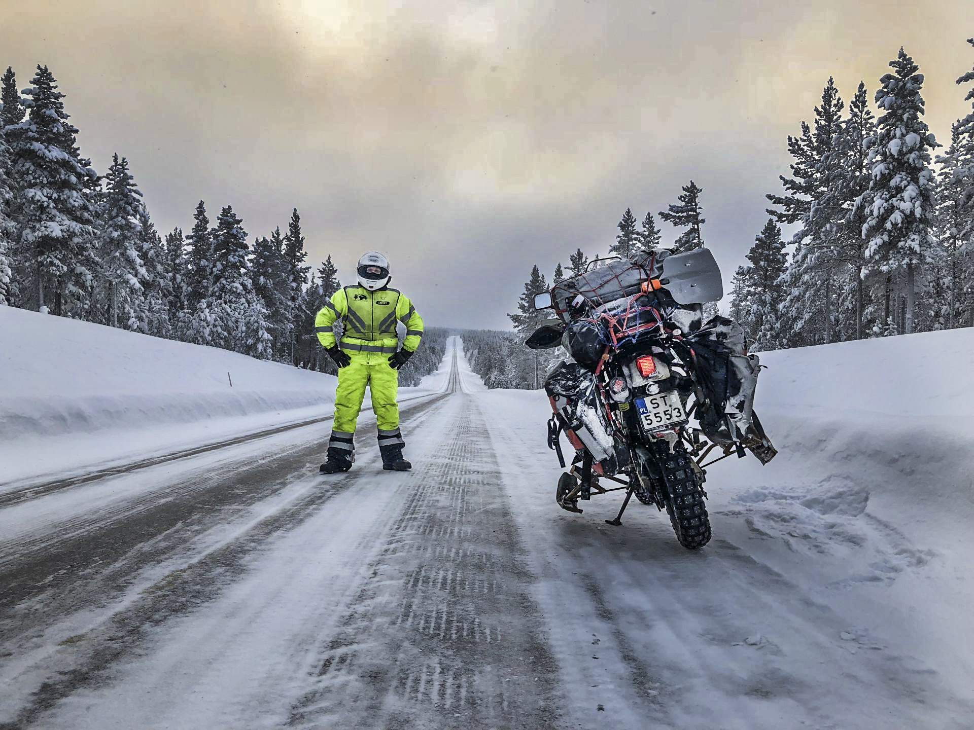 Marek Suslik - zimowe wyprawy motocyklowe