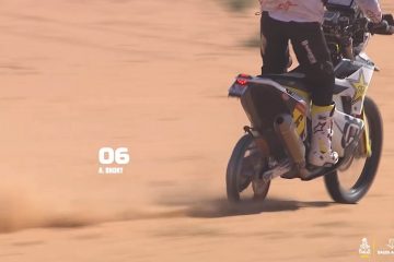 Dakar 2020 bez tylnej opony