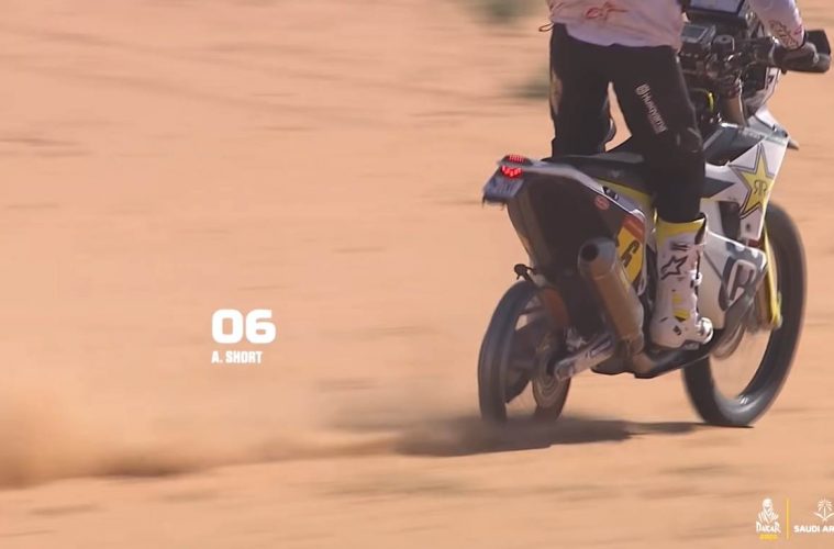 Dakar 2020 bez tylnej opony