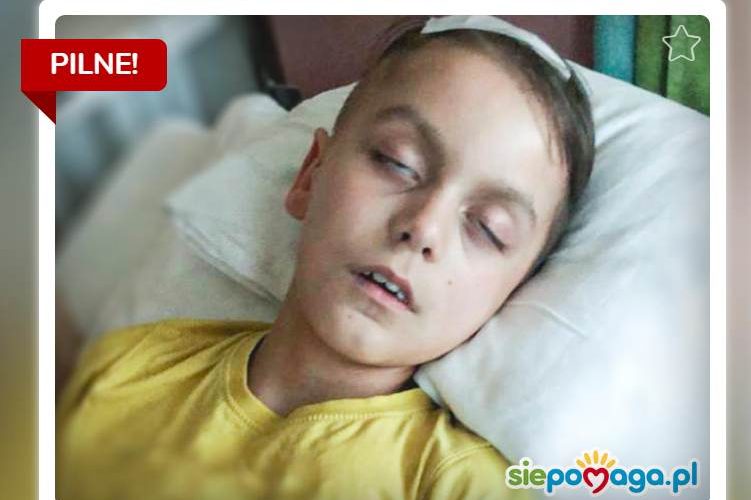 Się pomaga. 10 letni Matuesz