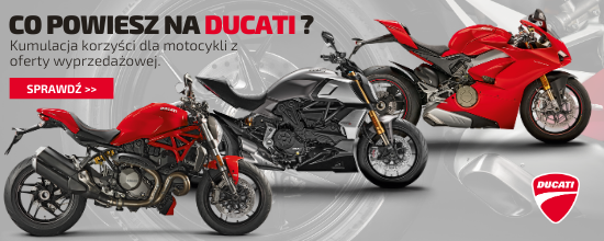 Wyprzedaż motocykli Ducati