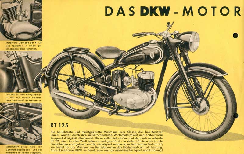DKW RT 125. Najpopularniejszy motocykl świata 