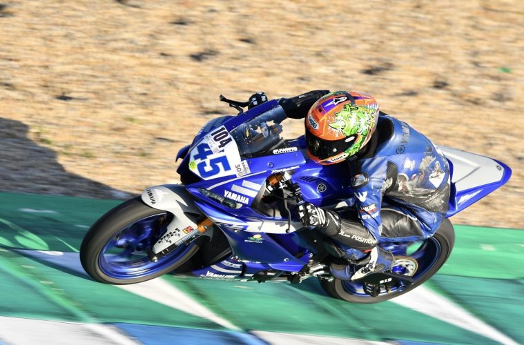 Daniel Blin za czasu startów w World Supersport 300