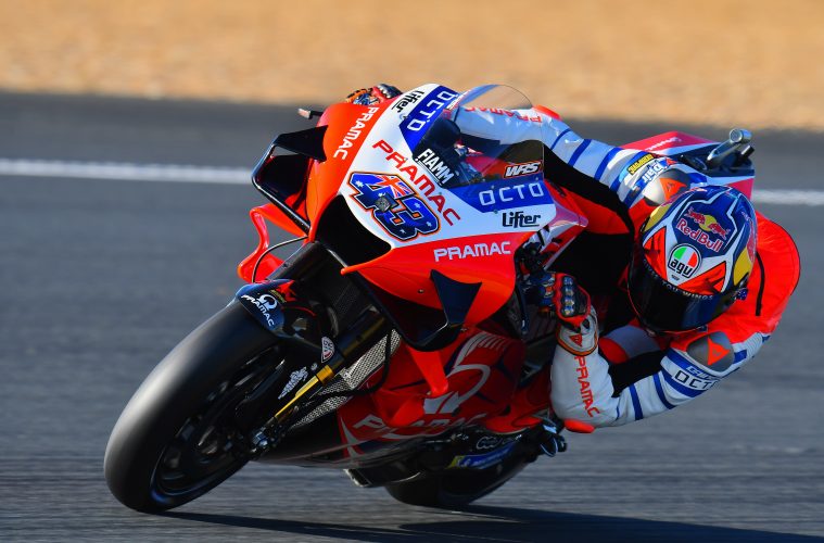 Jack Miller w akcji w sezonie 2020 MotoGP podczas GP Francji