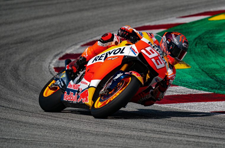 Marc Marquez pierwszy raz na motocyklu od czasu kontuzji
