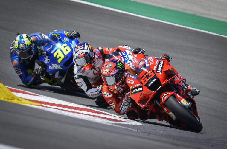 Bagnaia, Zarco i Mir w GP Portugalii