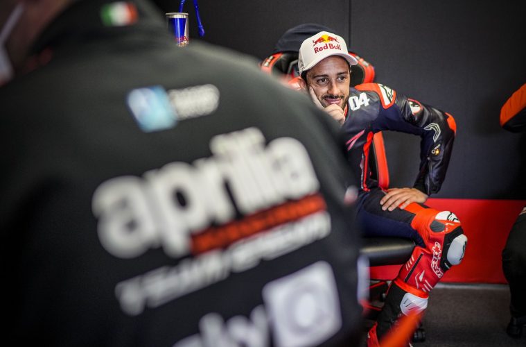 Andrea Dovizioso – testy z Aprilią na Mugello