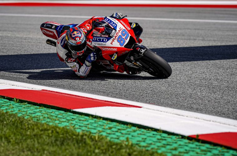 Jorge Martin w akcji w Austrii na torze Red Bull Ring