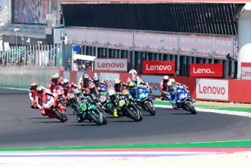 Start wyścigu MotoGP o GP San Marino 2021 w Misano