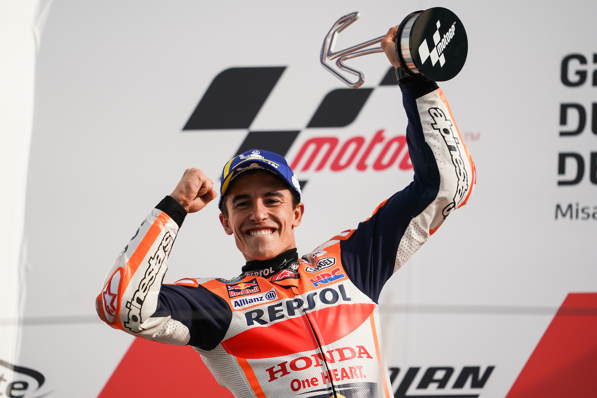 Marc Marquez wygrywa wyścig MotoGP o GP Emilii Romanii 2021 w Misano