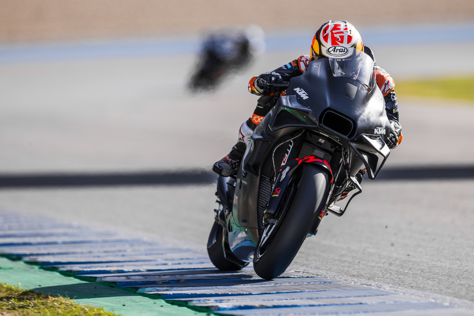 Dani Pedrosa podczas testów MotoGP w Jerez w listopadzie 2021