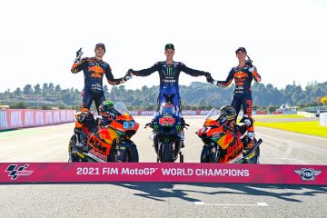 Remy Gardner, Fabio Quartararo i Pedro Acosta - mistrzowie MotoGP, Moto2 i Moto3 sezonu 2021