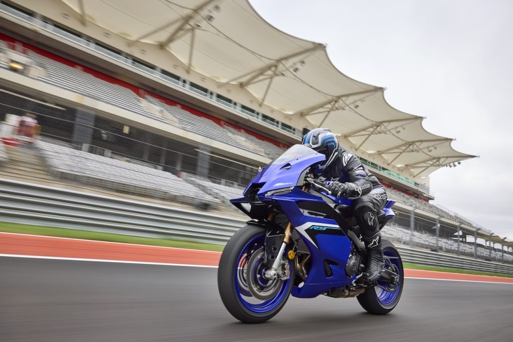 Yamaha R9 w akcji na torze Circuit of the Americas